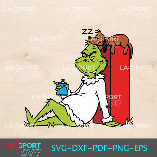 Grinch with Max SVG for Cricut - Digital Download