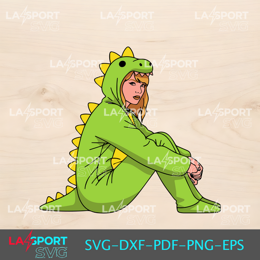 Taylor Swift Dinosaur Costume SVG for Cricut - DIY Costume